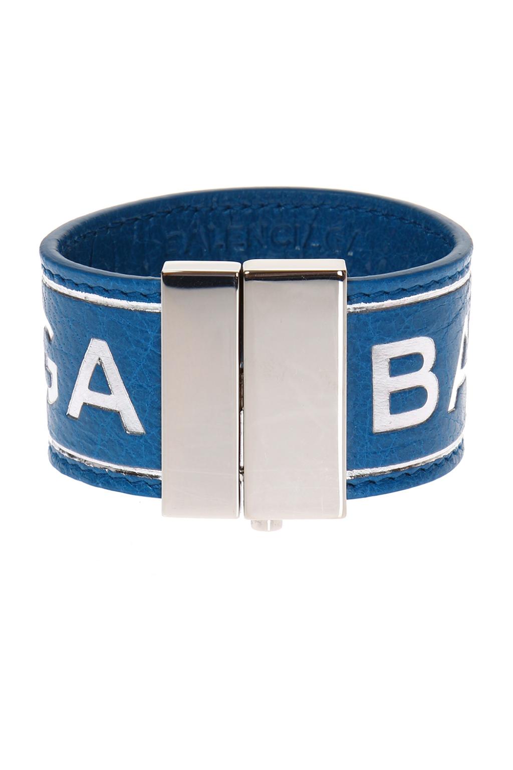 Blue Logo-embossed bracelet Balenciaga - Vitkac Canada